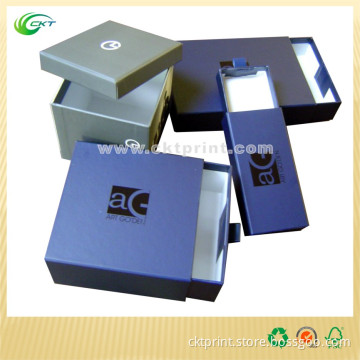 Cardboard Rigid Gift Box with Hot Stamping (CKT-CB-158)